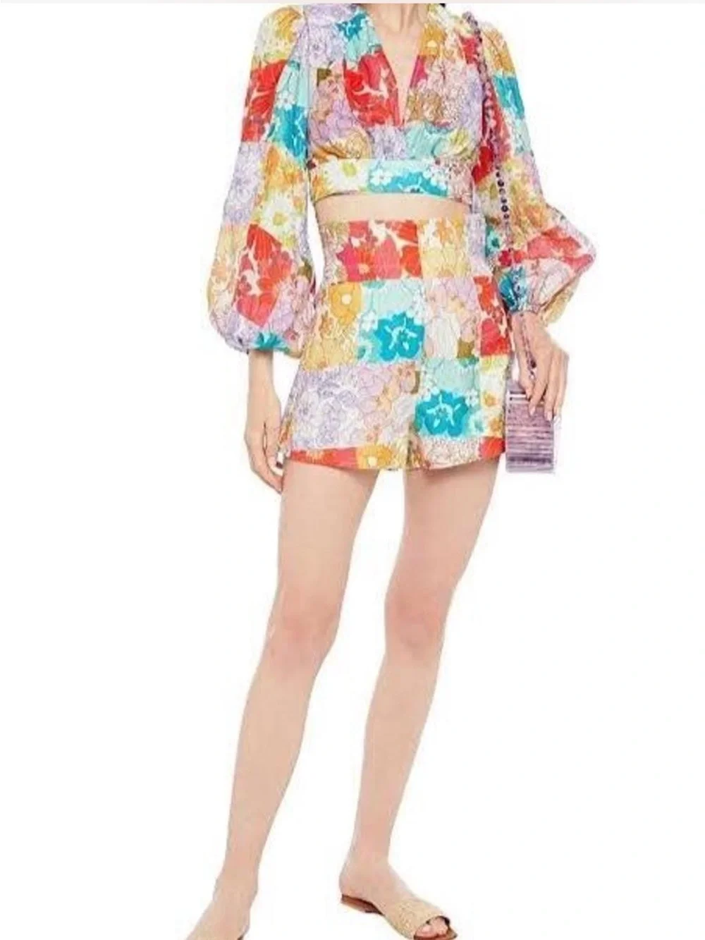 ✨ STUNNING ZIMMERMANN Floral Patchwork Linen Set ✨